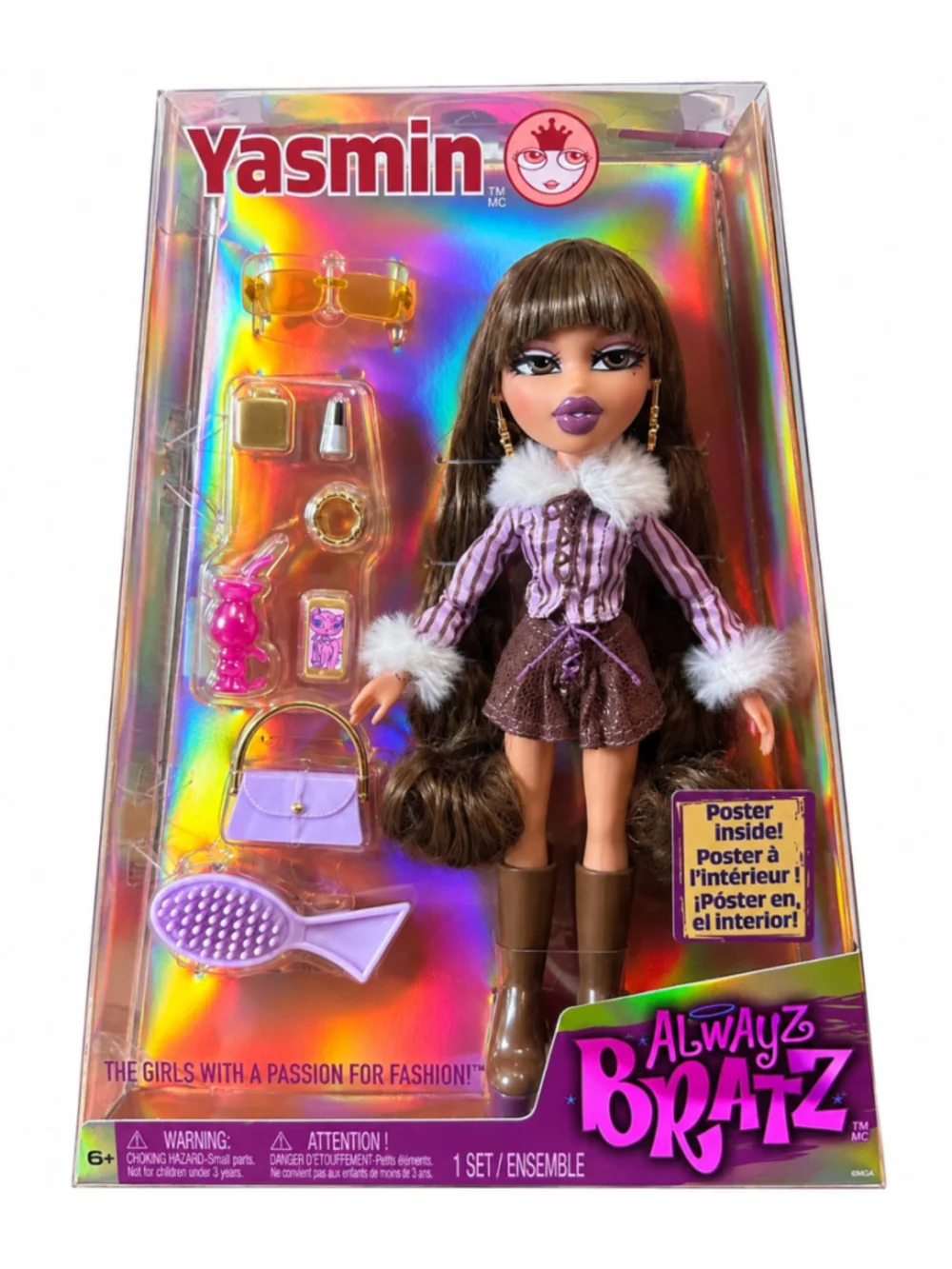 Girls Bratz Always Yasmin Fashion Doll New in box F26